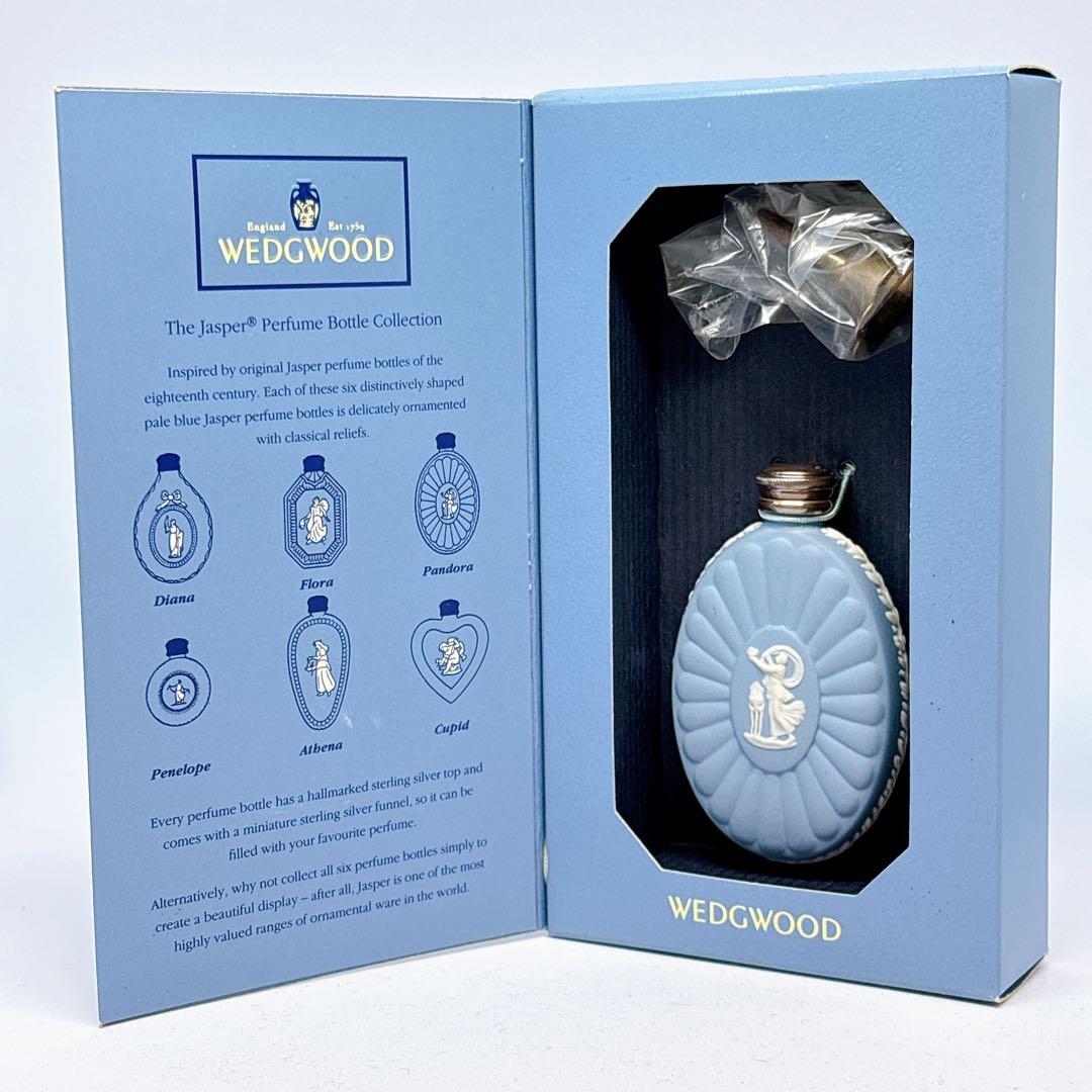 【未使用】ウェッジウッド ジャスパー パヒュームボトル オーバル型 パンドラ