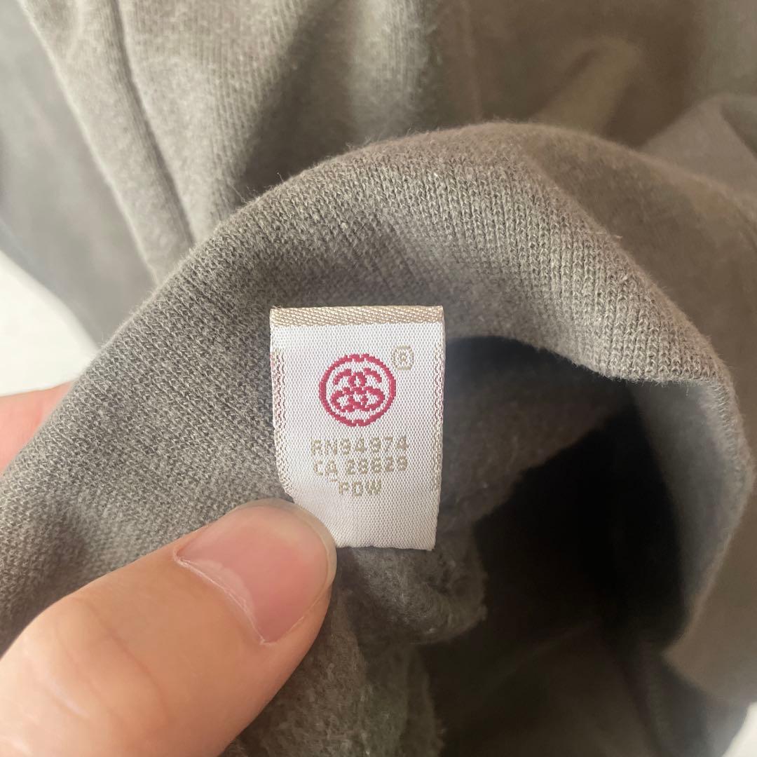 00s stussy ジップパーカー オリーブ グリーン Sサイズ