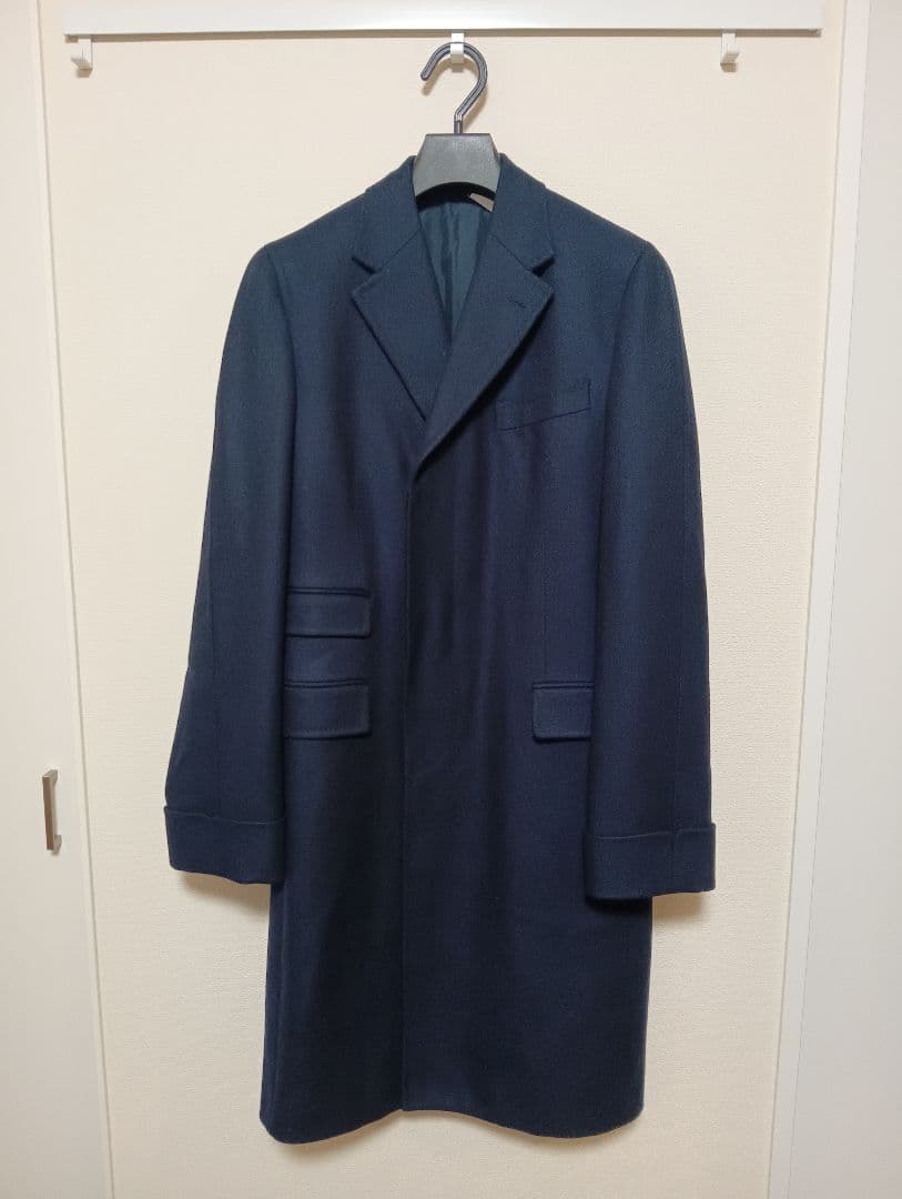 極美品　CARUSO　ビームスF別注　カルーゾ チェスターコート
