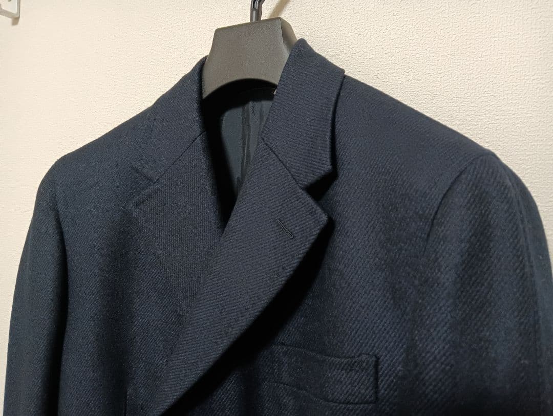 極美品　CARUSO　ビームスF別注　カルーゾ チェスターコート