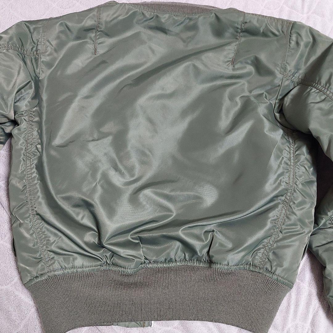 AVIREX リバーシブルMA-1 中綿ジャケット カーキ オレンジ