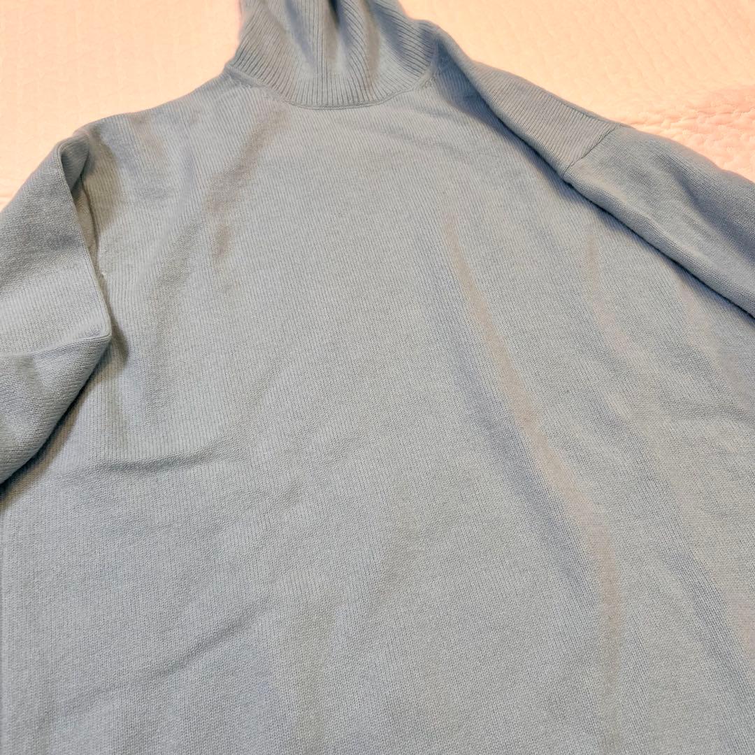 GALERIE VIE ギャルリーヴィー　ニット　タートル　水色