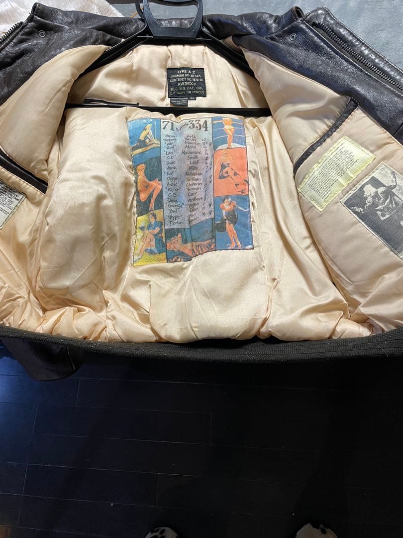 フライトジャケット　A-2 ＡＶＩＲＥＸ