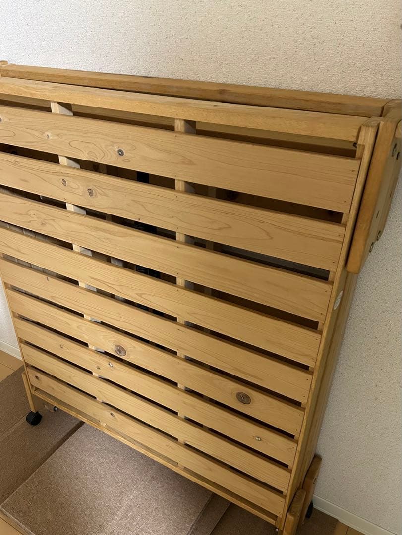 木製シングル折りたたみベッド