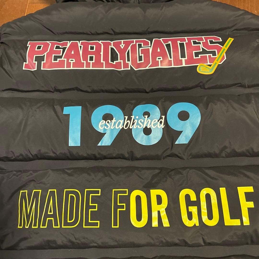 パーリーゲイツ12dダウンジャケット濃紺色サイズ4