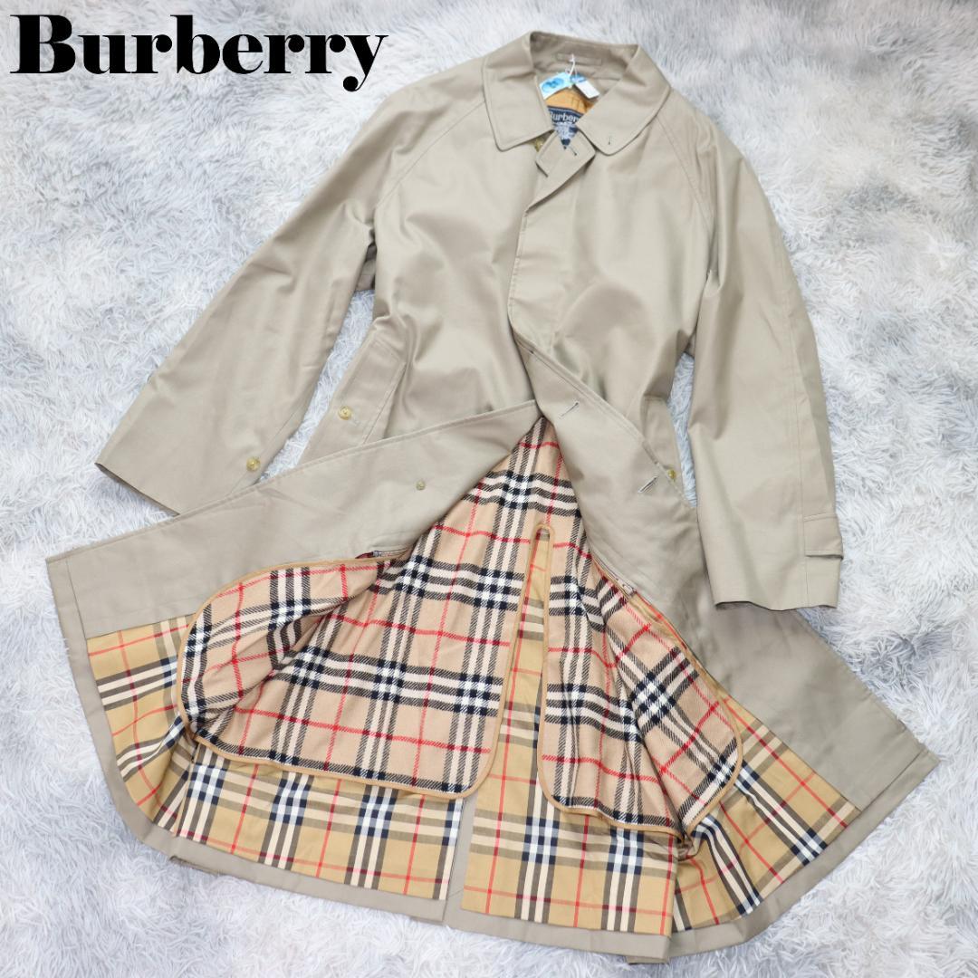 タグ付き✨バーバリーロンドン✨ライナー付　ステンカラーコート　ノバチェック１８０
