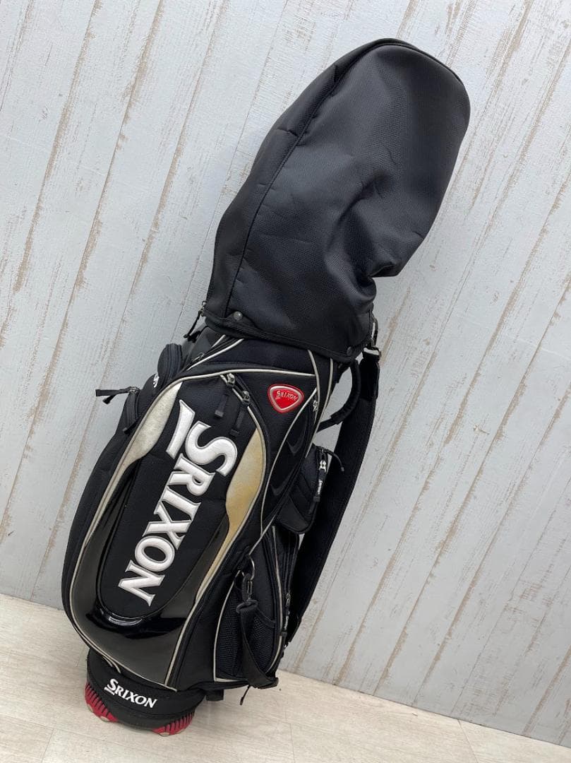 SRIXON キャディバッグ ゴルフバック 7分割 ブラック スリクソン