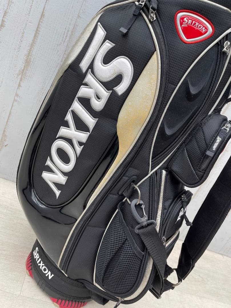 SRIXON キャディバッグ ゴルフバック 7分割 ブラック スリクソン