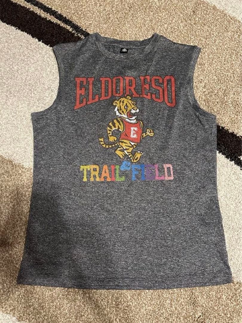 陸上用シャツ ELDORESO Wanjir Sleeveless(Charcoal)  S