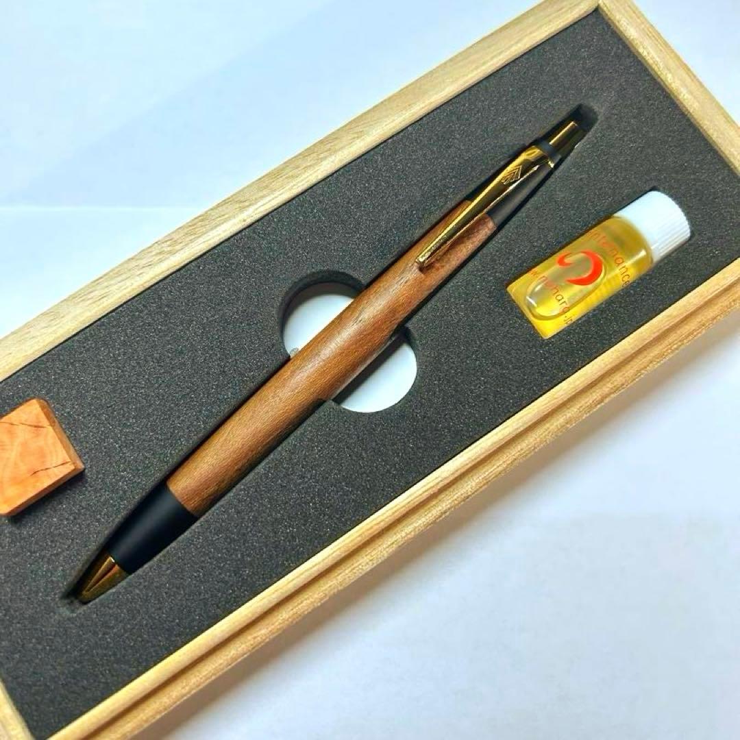 【上杢】野原工芸 欅 ケヤキ シャープペンシル0.5mm 店舗限定