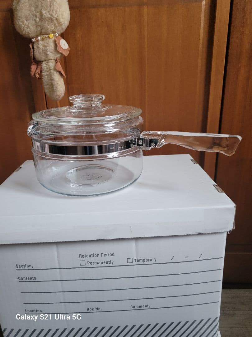 OLD PYREX ソースパン