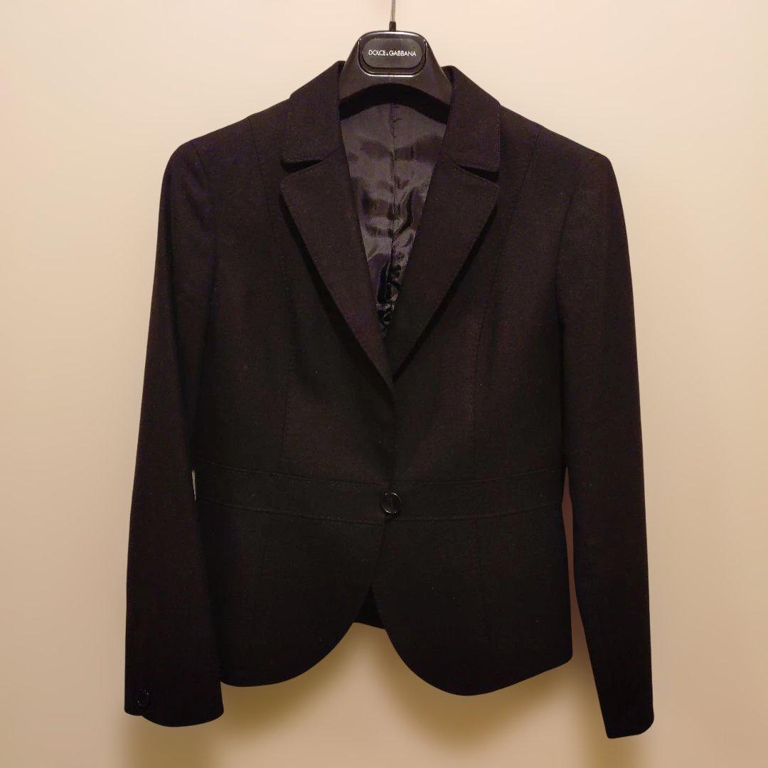 S様予約済【NEWYORKER】ブラックパンツスーツ シングルボタン