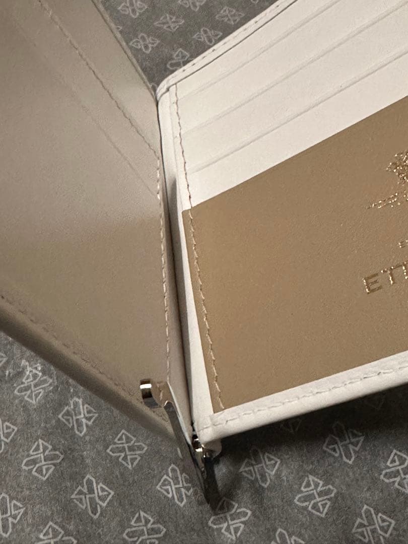 S*n様 【新品】 エッティンガー マネークリップ (小銭入れ有) ホワイトカー