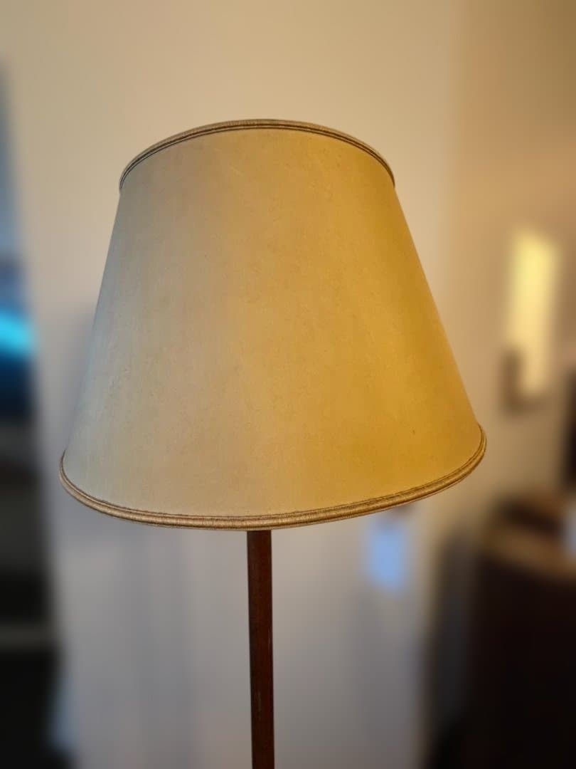 ヤマギワ　ヴィンテージ ビーチ材×真鍮色　2灯 スイングアーム