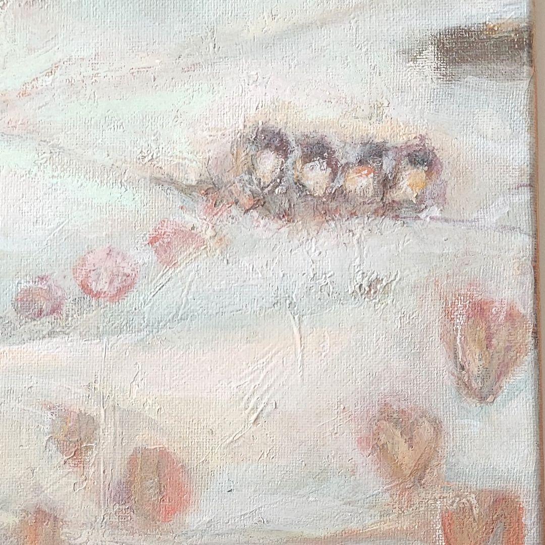 春の訪れ アート パステルカラー インテリアパネル オブジェ ツバメ 縁起画 新