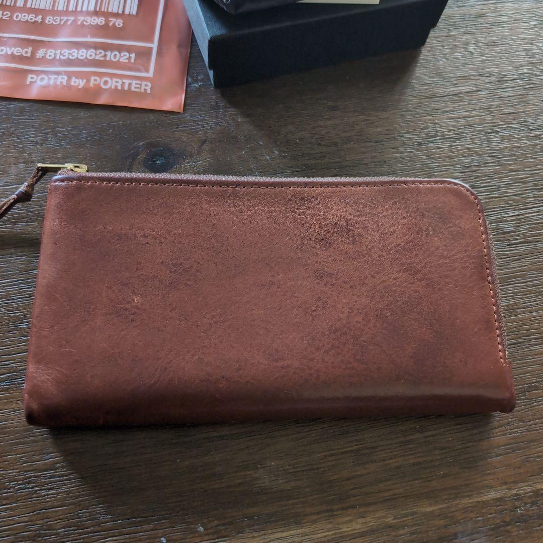 Porter ポーター　ソーク ロングウォレット　長財布　ブラウン