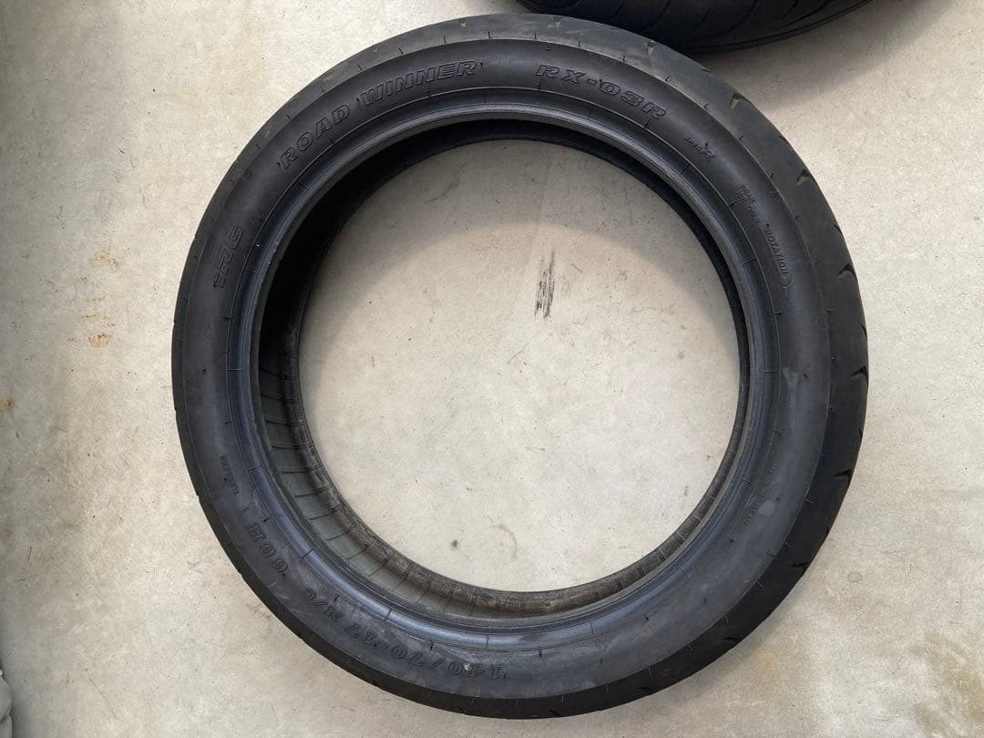 IRC RX-03 SPEC R 110/70-17 140/70-17 中古