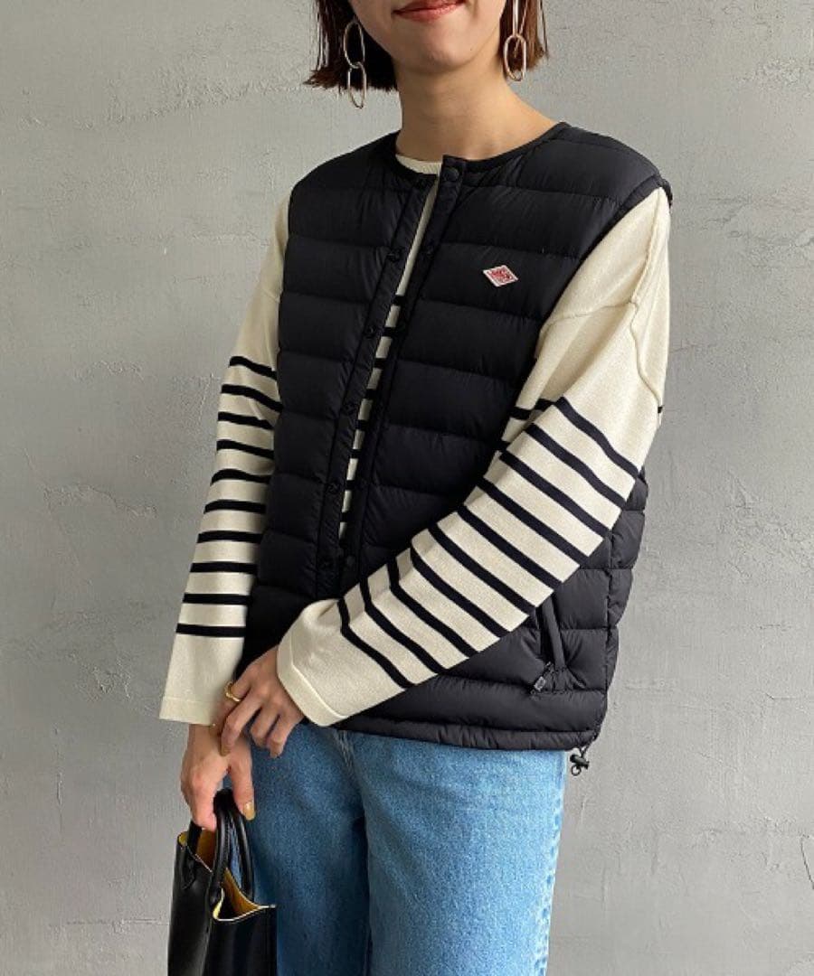 DANTON | クルーネック インナーダウンベスト