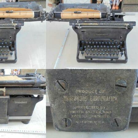 AKa5723　Ｕｎｄｅｒｗｏｏｄ　タイプライターＭＡＤＥ　ＩＮ　ＵＳＡジャンク
