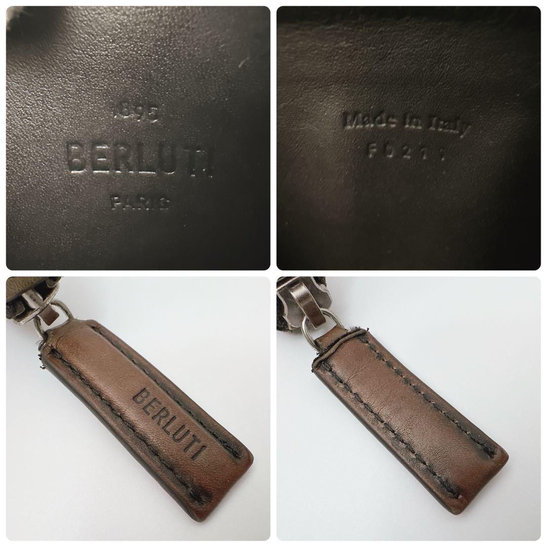 ベルルッティ カリグラフィ ワパ ケース ラウンドジップウォレット 美品