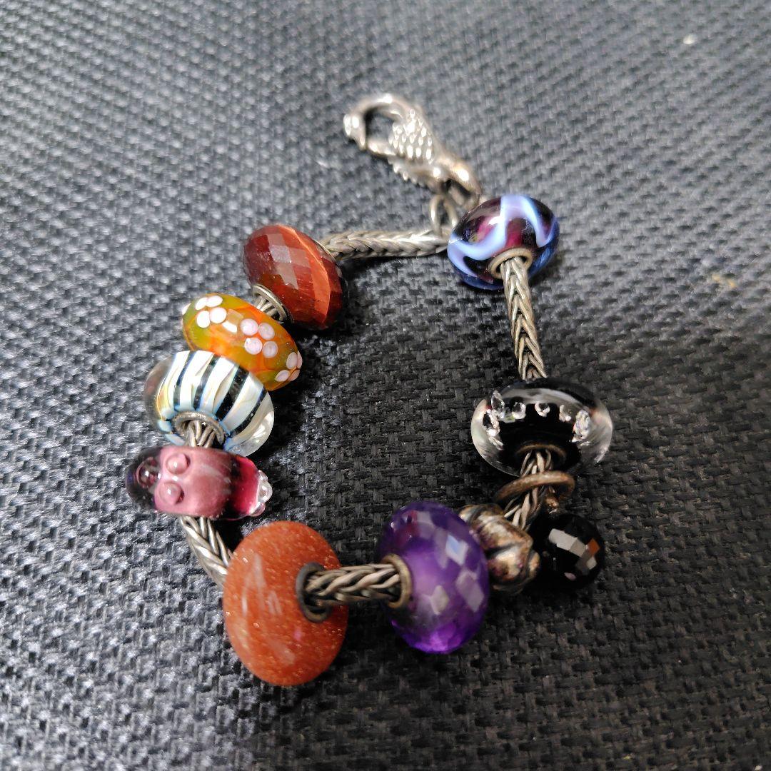 トロールビーズブレスレット（計10点+ブレスレット）