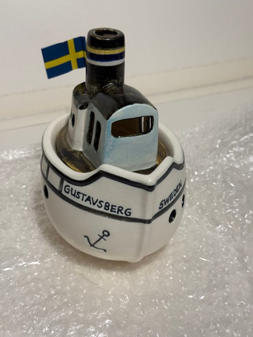 新品　リサラーソン　グスタフスベリ　ボート　陶器　船　置物