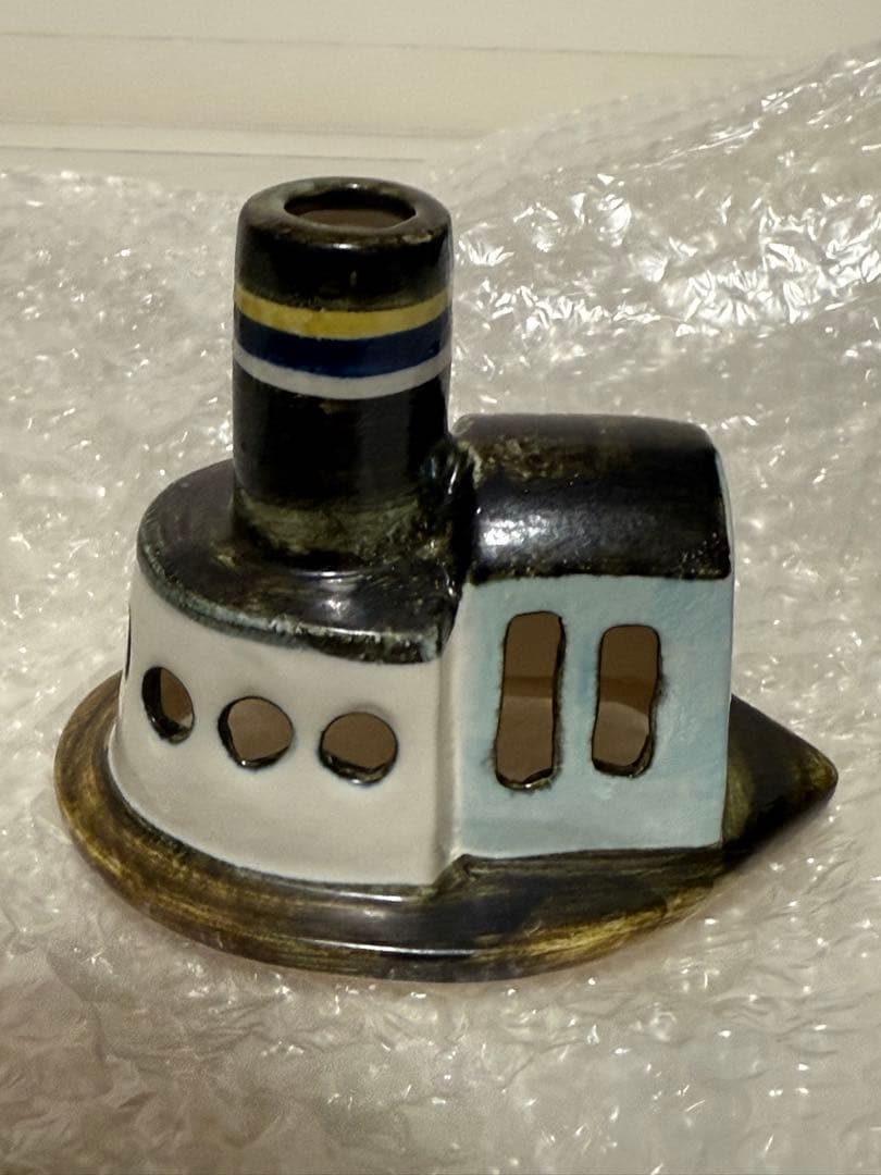 新品　リサラーソン　グスタフスベリ　ボート　陶器　船　置物