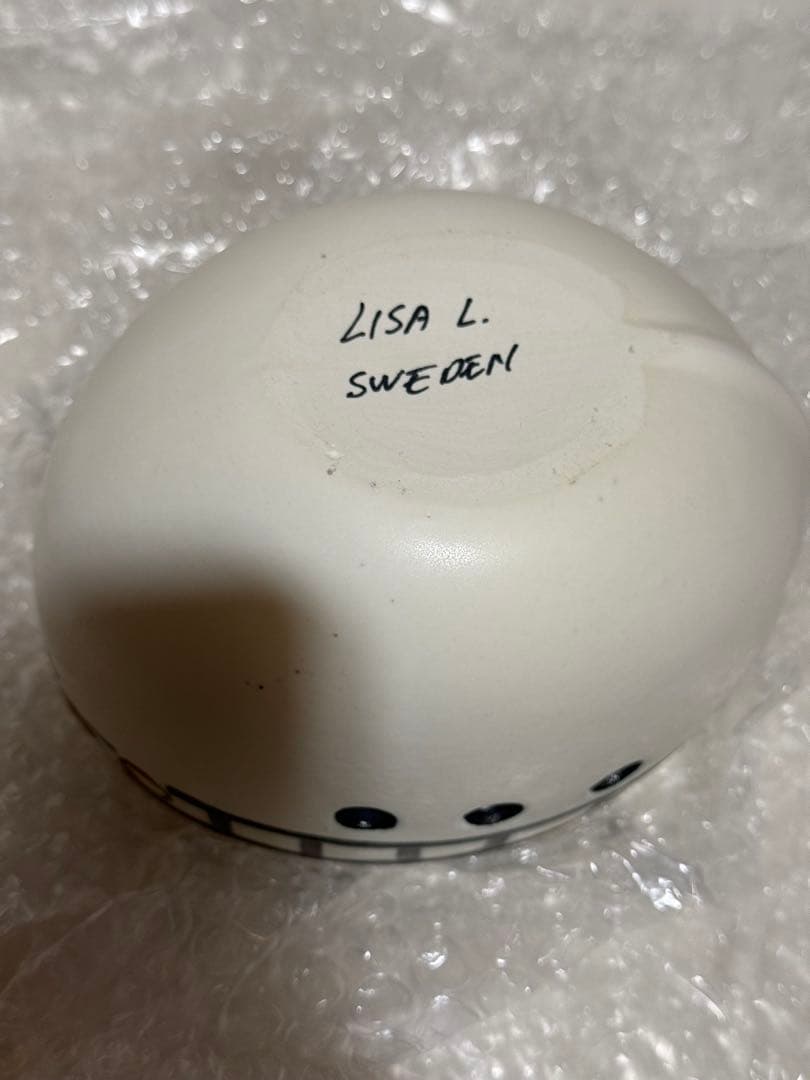 新品　リサラーソン　グスタフスベリ　ボート　陶器　船　置物