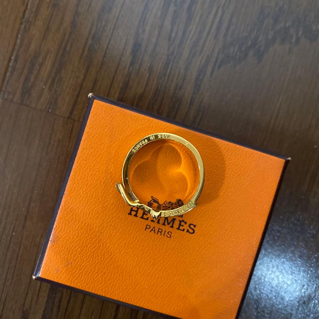 エルメス サンチュール ベルト モチーフ スカーフリング チャーム