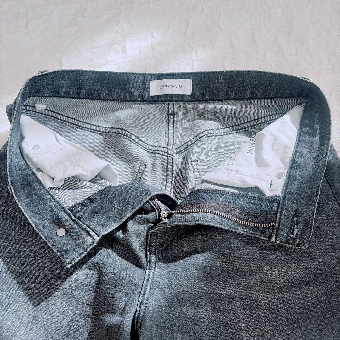 【23区デニム】美品✨2025 洗える ストレッチ ワイドパンツ 滝沢眞規子さん