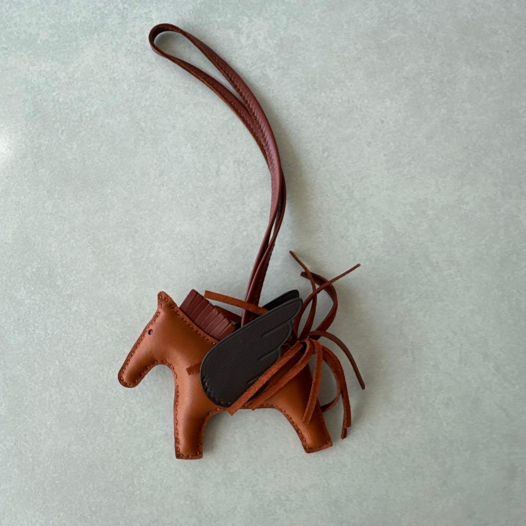 HERMES エルメス バッグチャーム ロデオPM ペガサス k刻印