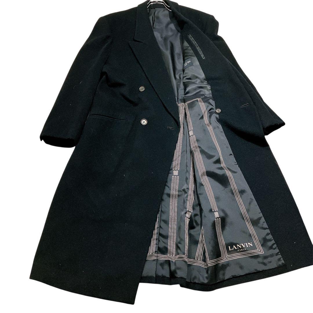 【専用品　ランバン　ウール　ロングダブルチェスターコート　XL相当