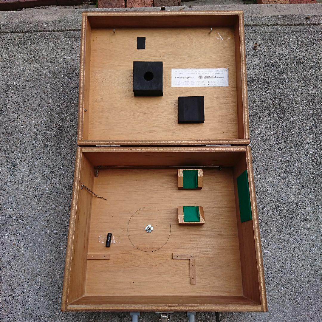 アンティーク 木製ケース 手付き 粘度計箱のみ