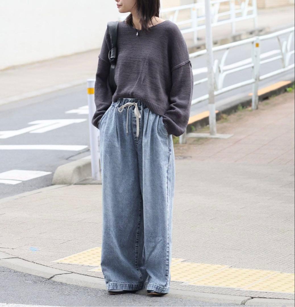 JOURNAL STANDARD イージーデニムワイドパンツ36