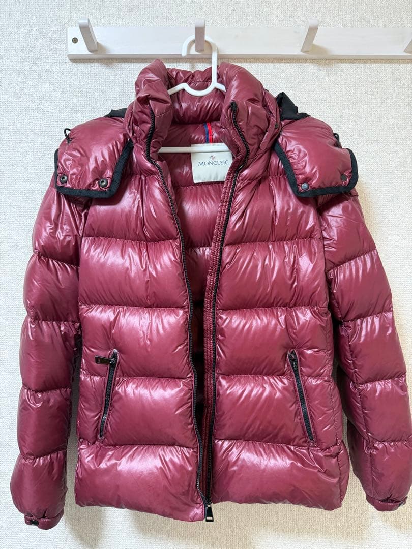 MONCLER ダウンジャケットバーガンディ