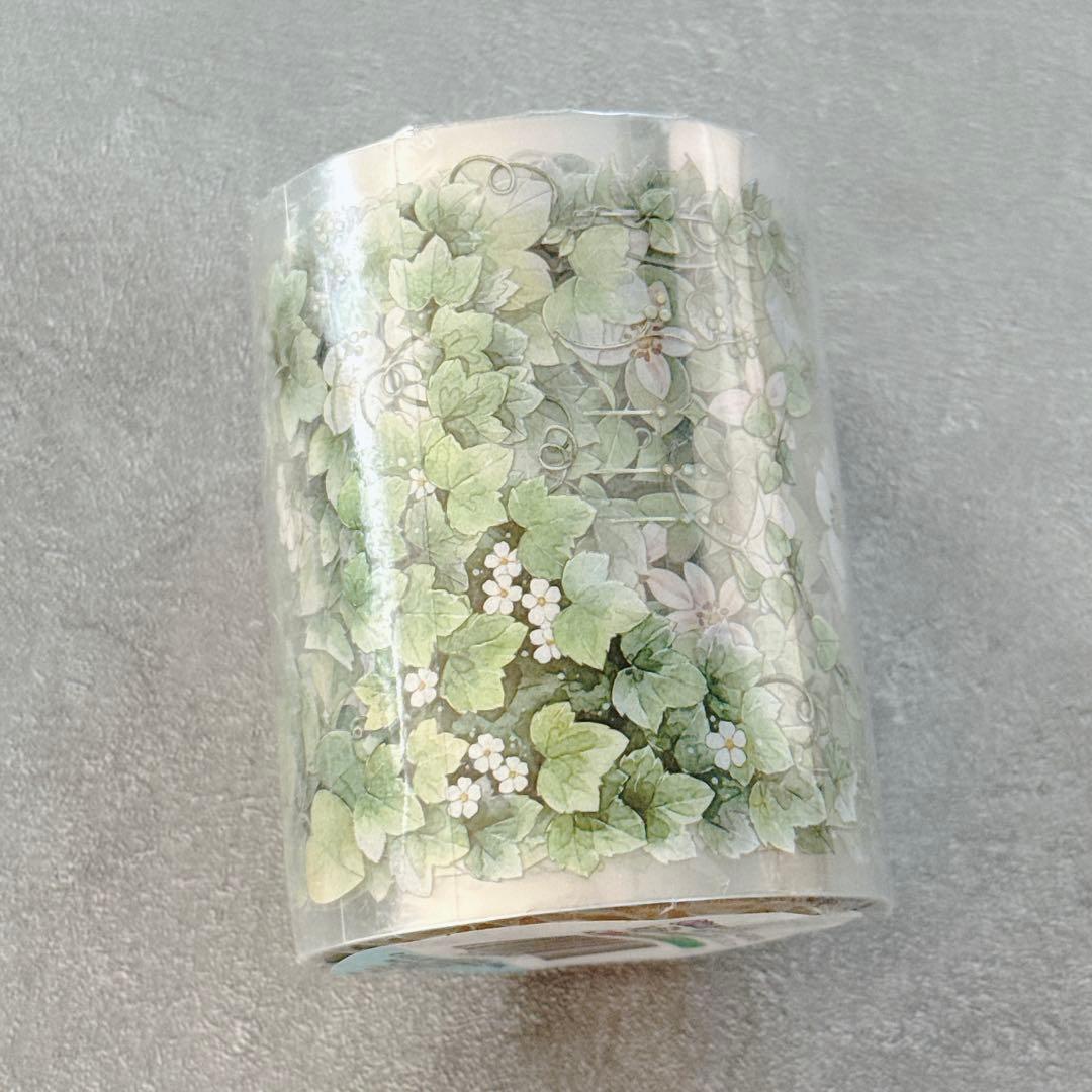 新七天《藤上花》海外マスキングテープ　マステ 【2568】