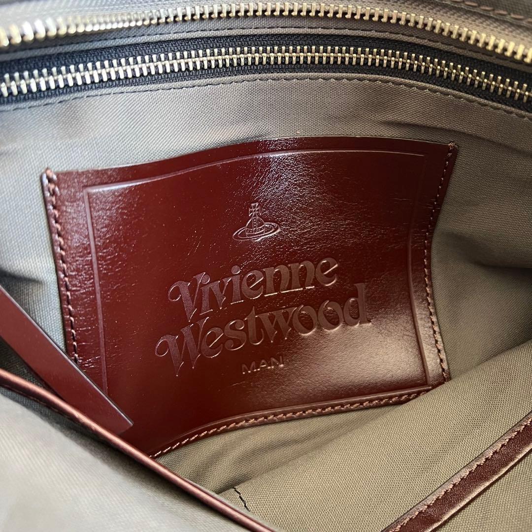 バッグ Vivienne Westwood MAN LEATHER TOTE BAG