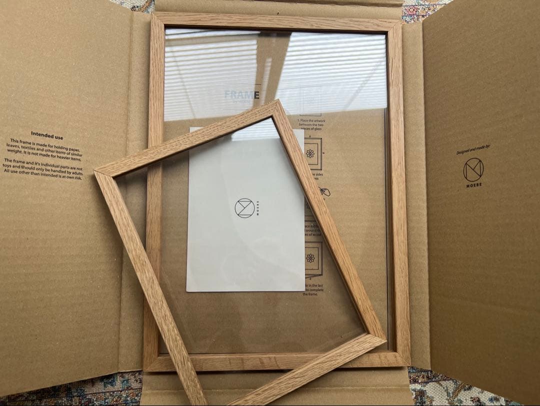 MOEBE (ムーベ) FRAME フレーム A4 オーク＋A5　2枚セット