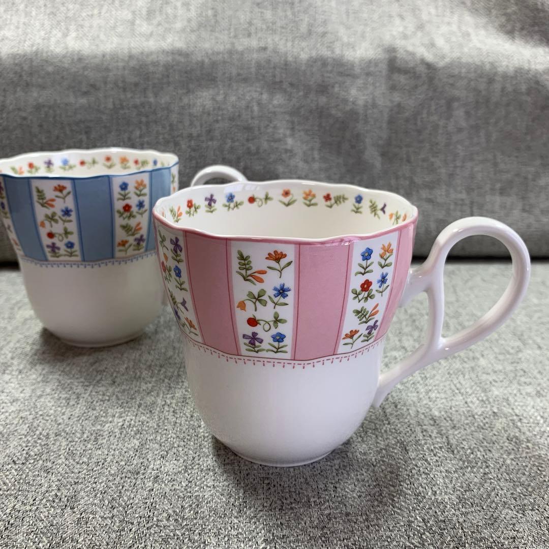 ノリタケ　トゥルーラブ　カレー皿　マグカップ　ピンク　ブルー　パスタ　シチュー