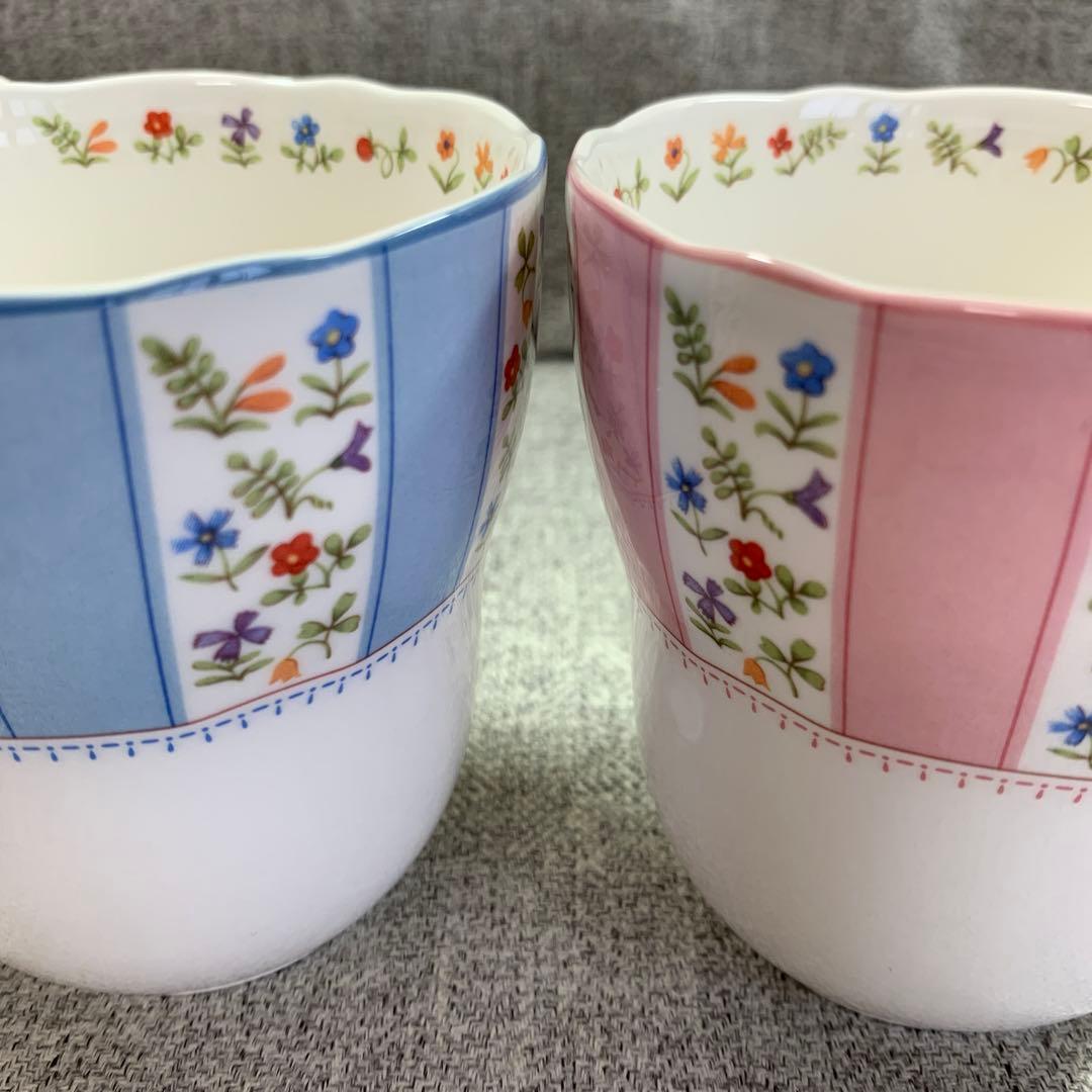 ノリタケ　トゥルーラブ　カレー皿　マグカップ　ピンク　ブルー　パスタ　シチュー