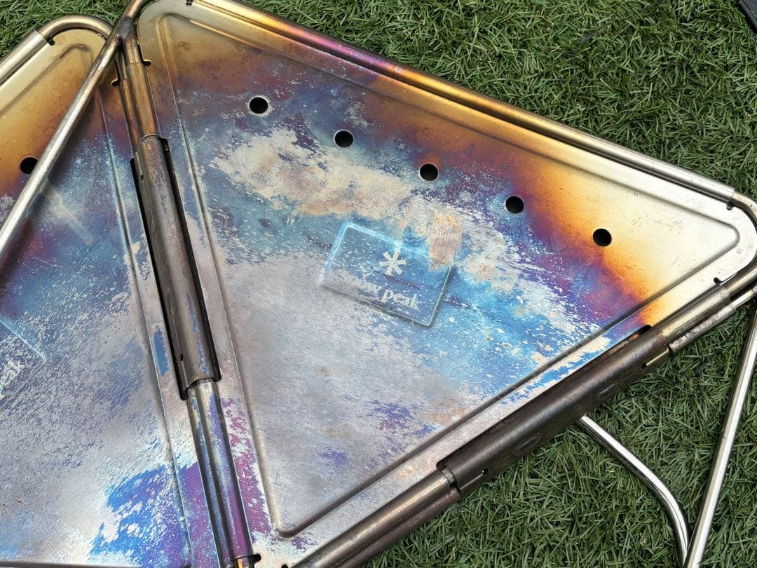 スノーピーク焚き火台L +収納ケース＋ベースプレート