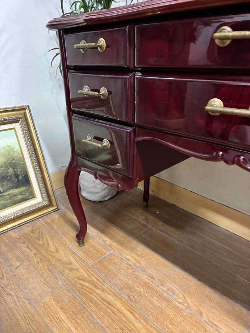 管461☆フランスミラー☆アンティーク☆ヨーロピアンスタイル☆ドレッサー