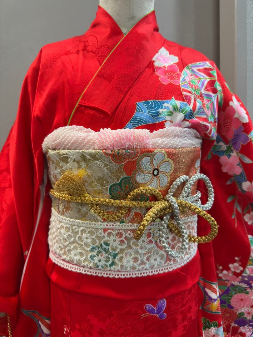 正絹　着物　フルセット　七五三　7歳
