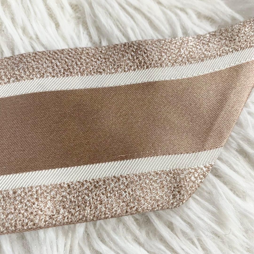 箱付き　クリスチャンディオール　ミッツァ　リボンスカーフ　トロッター　オブリーク