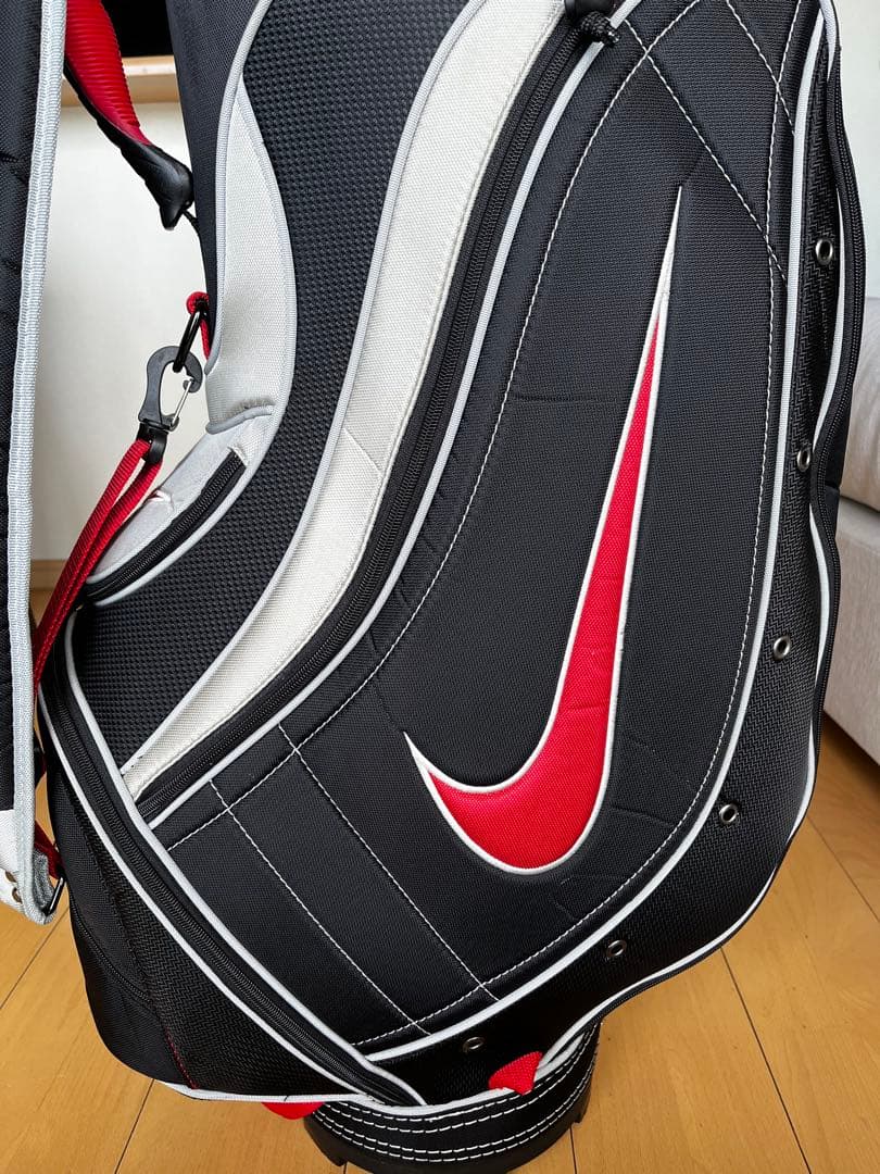 美品完売品　希少ナイキゴルフ　スポーツ　アクティブカートキャディバッグ 黒×赤