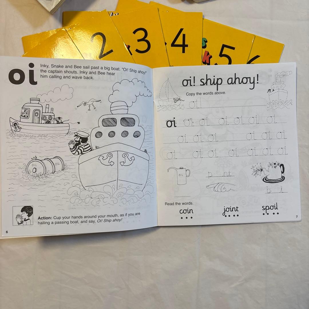 【おまけ7冊付】Jolly Phonics Finger Phonics1〜7