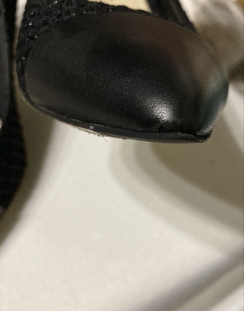 シャネル　パンプス　ツイード　37C 箱、 シューケース付き