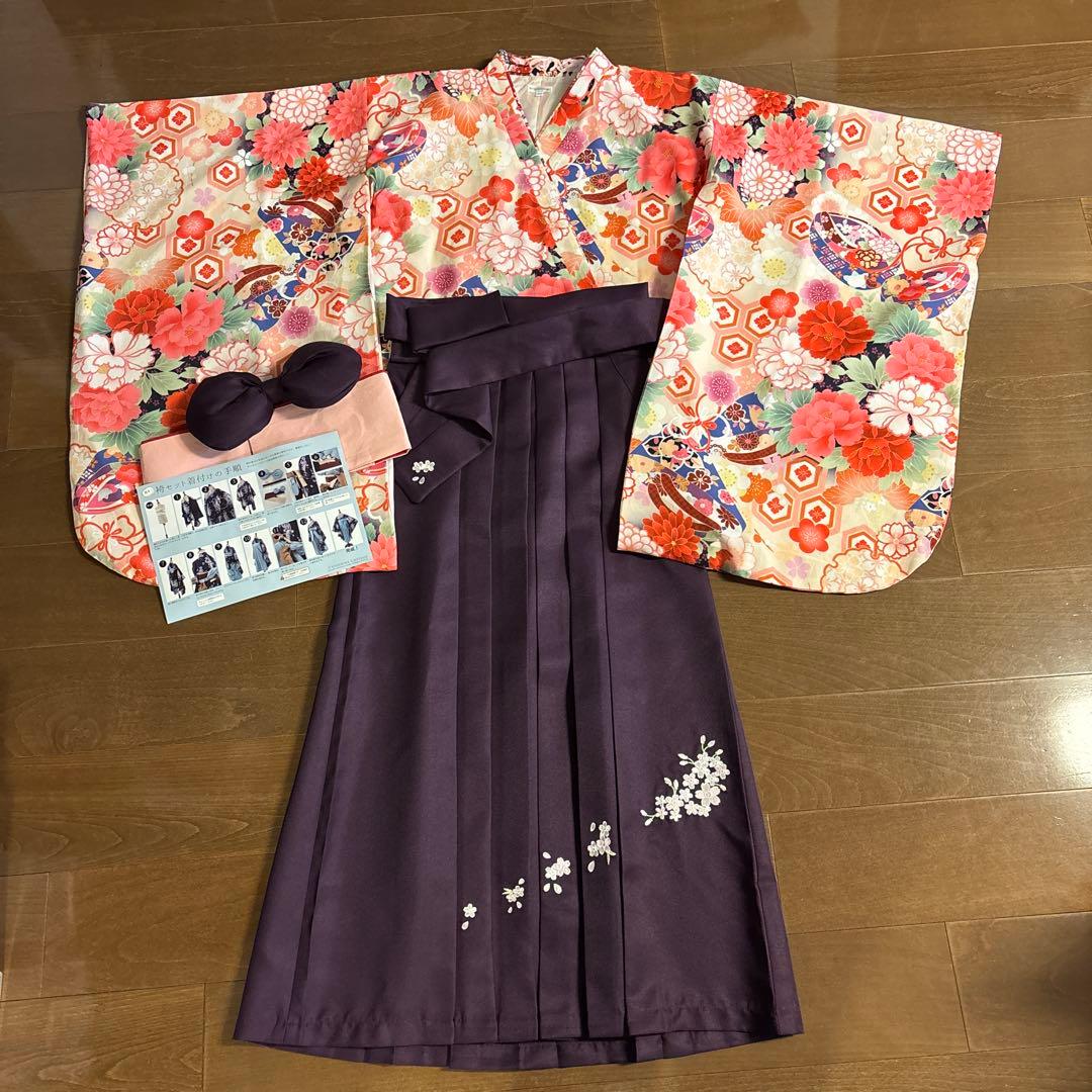 キャサリンコテージ　袴　小学生　卒業式　160サイズ　24cmブーツ付き