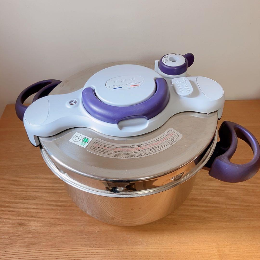 ティファール★圧力鍋　蒸し器付き　クリプソミニットパーフェクト　4.5ℓ
