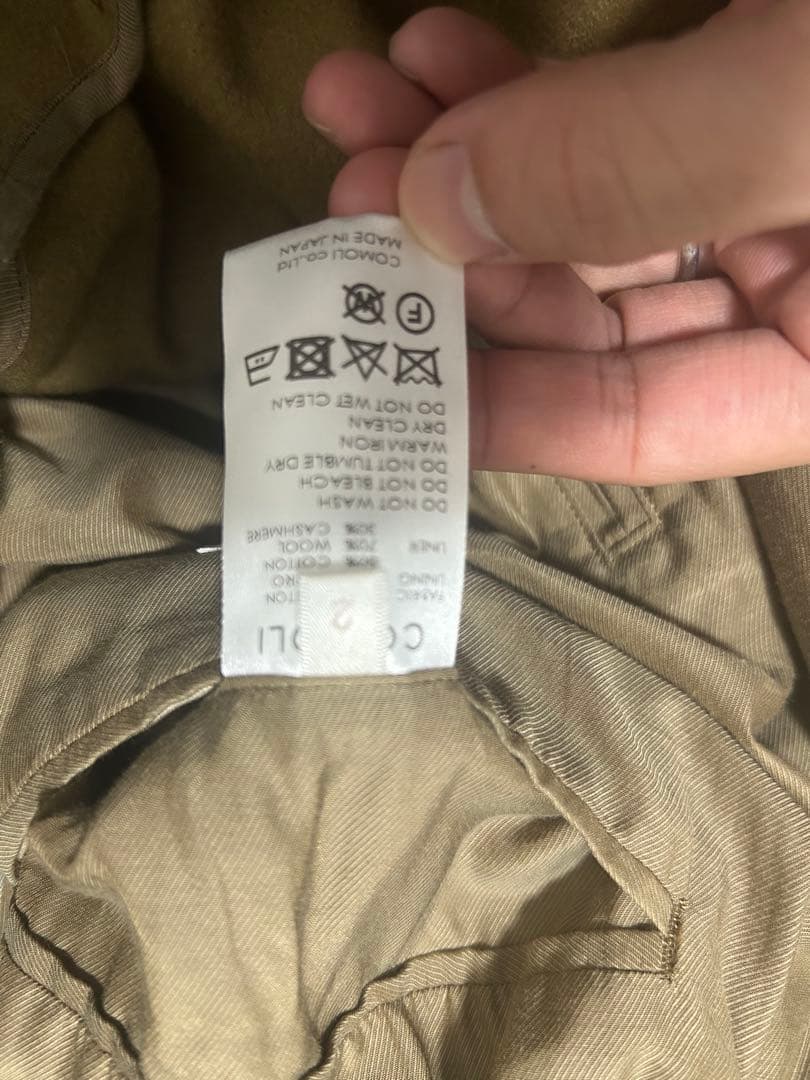 comoli コモリ タイロッケンコート　20AW サイズ2